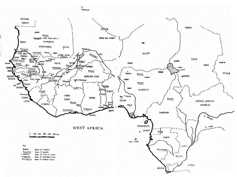 West Africa Map