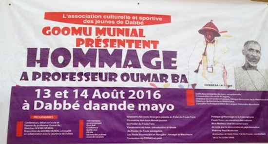 Gomu-Munyal rend hommage à Oumar Ba