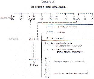 Relation aieul-descendant